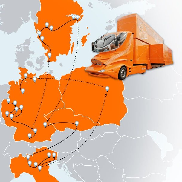 ifm roadshow – Taking the ifm truck across Europe